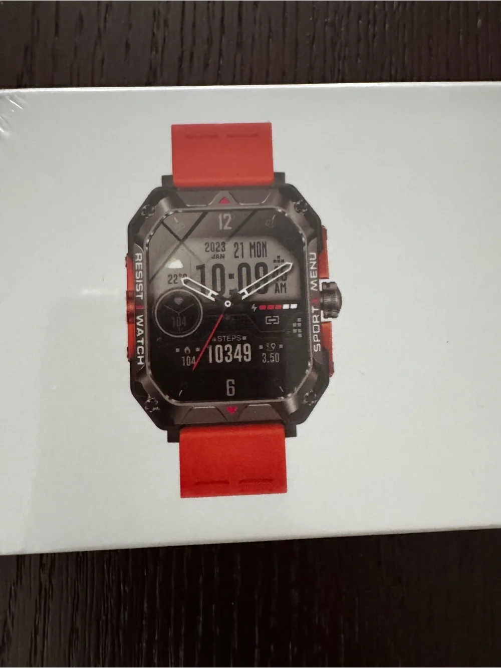 Smart Watch with orange Band